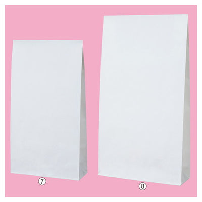 店舗用品ラッピング用品白無地(片つや)角底紙袋26×8×47cmの商品画像
