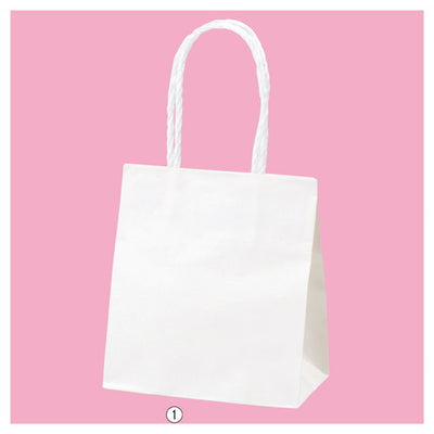 店舗用品ラッピング用品スムースバッグ白無地紙袋21×8×35cmの商品画像