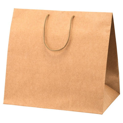 店舗用品ラッピング用品アレンジバッグ茶無地紙袋44×29.5×42cmの商品画像