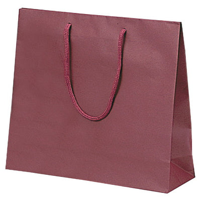 店舗用品ラッピング用品カラー手提げ紙袋エンジ33×10×29cmの商品画像