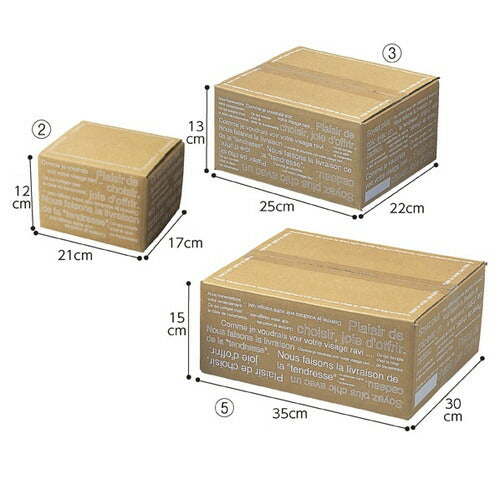 店舗用品店舗運営用品カフェオレカートンボックス41×32×26.4cmの商品画像