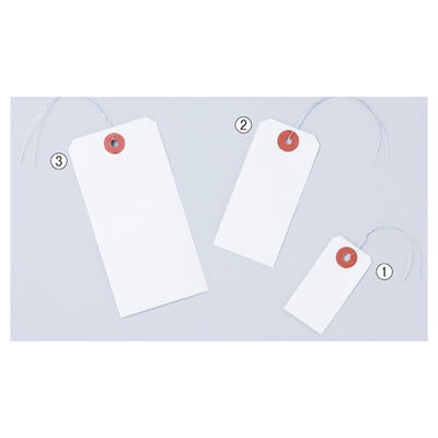 店舗用品店舗運営用品針金付き白荷札4.2×9cmの商品画像