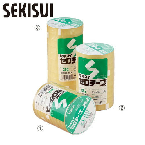 店舗用品店舗運営用品セキスイセロテープ(R)35m巻15mm幅×35m巻の商品画像