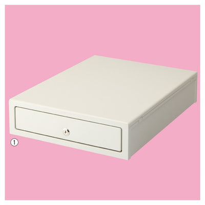 店舗用品店舗運営用品レジスターキャッシュドロアDSCA-PO-3B/6Cアイボリーの商品画像