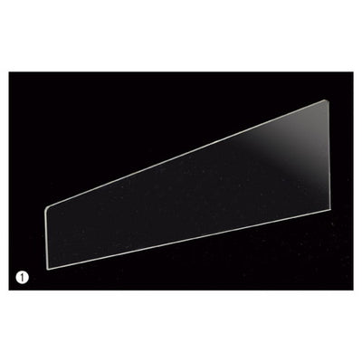 店舗用品システム什器ビニングボックス追加仕切板(5枚入り)浅型D35cmの商品画像