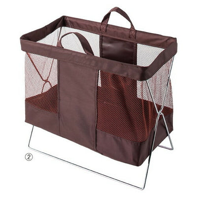 店舗用品店舗運営用品手荷物収納メッシュワゴン大の商品画像