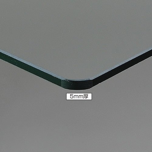 10R ガラス棚セットW90cm×D15cm インハングタイプ 5mm厚 (1セット) kp38-36-11-1