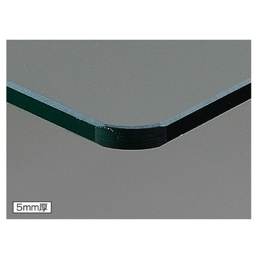 10R ガラス棚セットW90cm×D35cm オーバーハングタイプ 5mm厚 (1セット) 」 kp38-36-13-5