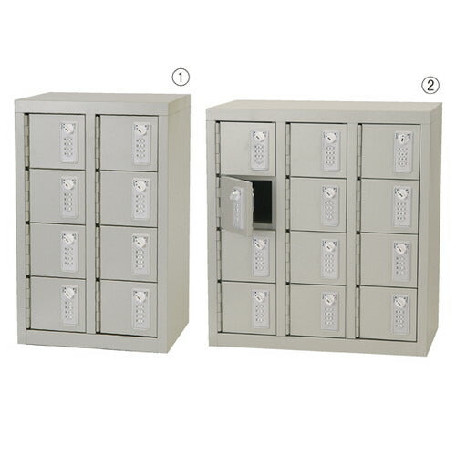 店舗用品店舗運営用品貴重品ロッカー(ダイヤル錠)3列4段の商品画像