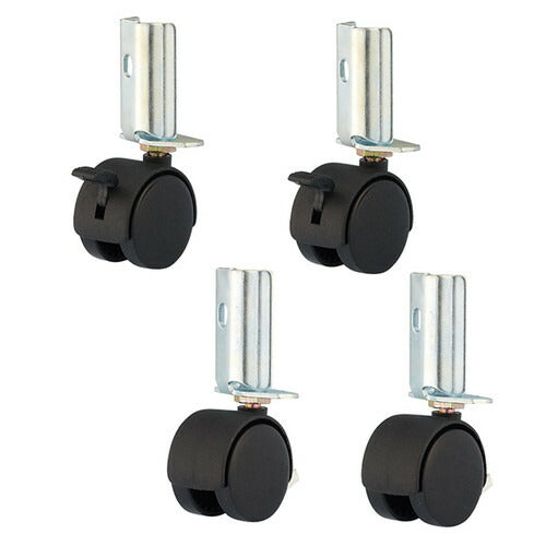 店舗用品店舗運営用品ライトラックW60cmキャスターパーツセットの商品画像