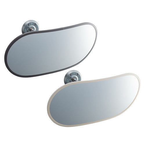 店舗用品店舗運営用品フレキシブル防犯ミラーオーバルタイプW50.5cmグレーの商品画像