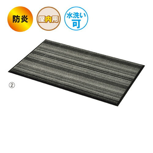店舗用品店舗運営用品屋内用マットアーバンライン小グレーの商品画像