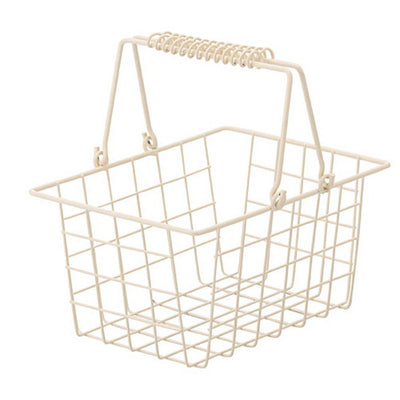 店舗用品店舗運営用品ワイヤーバスケットSブラウンの商品画像