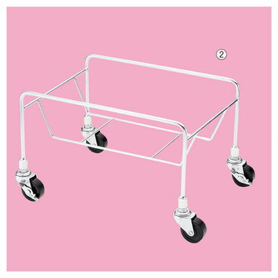 店舗用品店舗運営用品スチール製買物カゴカゴ置き台の商品画像