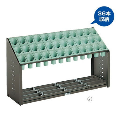 店舗用品店舗運営用品傘立てオブリークアーバンB36本立てグレーの商品画像