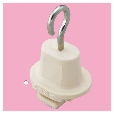 店舗用品照明配線ダクト取り付けオプションナチュラルフックの商品画像