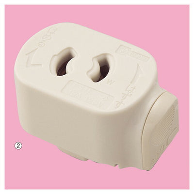 店舗用品照明配線ダクト取り付けオプションナチュラルコンセントの商品画像