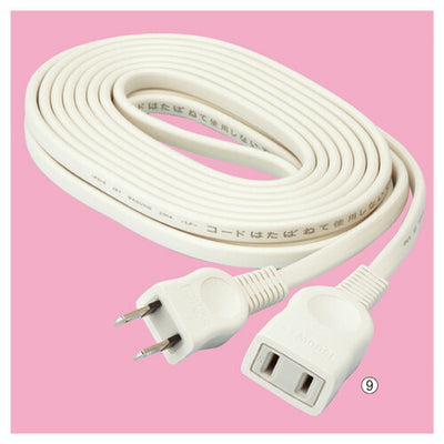 店舗用品照明延長コード1口2mの商品画像