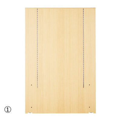 店舗用品システム什器F-PANELセンター/エンド兼用木製パネルW90×H135cmエクリュの商品画像