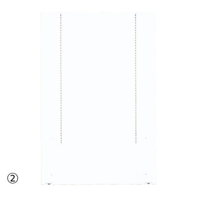 店舗用品システム什器F-PANELセンター/エンド兼用木製パネルW90×H135cmホワイトの商品画像