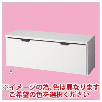 店舗用品システム什器F-PANEL【センター/エンド兼用木製パネルW120cmタイプ専用】コの字テーブル付き収納トロッコエクリュの商品画像