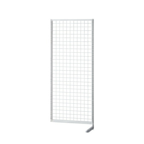 店舗用品システム什器SF強化型片面W90cmタイプ連結タイプホワイトH135cmの商品画像