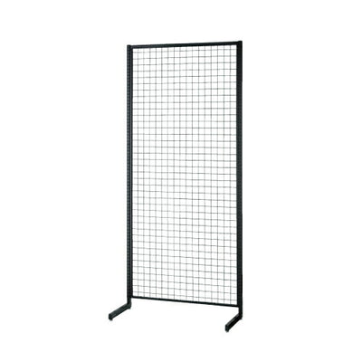 店舗用品システム什器SF強化型片面W90cmタイプ本体ブラックH210cmの商品画像