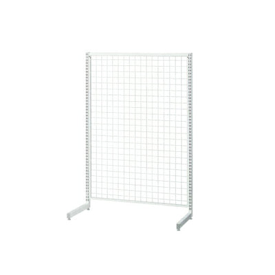 店舗用品システム什器SF強化型片面W120cmタイプ本体ホワイトH150cmの商品画像