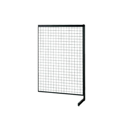 店舗用品システム什器SF強化型片面W120cmタイプ連結タイプブラックH210cmの商品画像