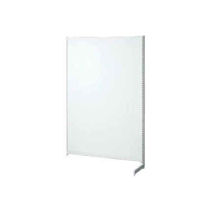 店舗用品システム什器BR50片面ホワイトボードタイプW90cm連結タイプH150cmの商品画像