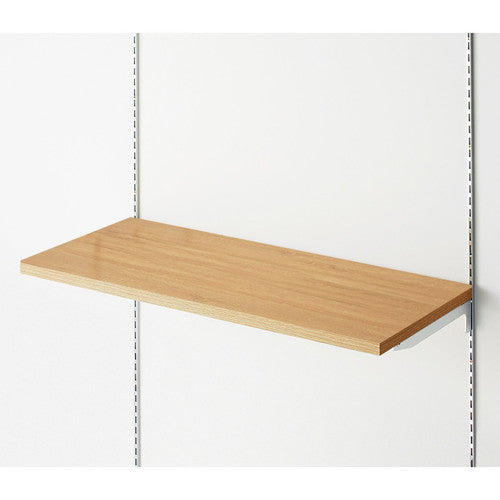 店舗用品システム什器木棚W90×D45cmクロームブラケットセットラスティック柄の商品画像