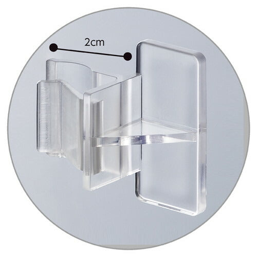 店舗用品システム什器ガラス棚はずれ止め5mm厚専用ガラス棚はずれ止め【50個】の商品画像