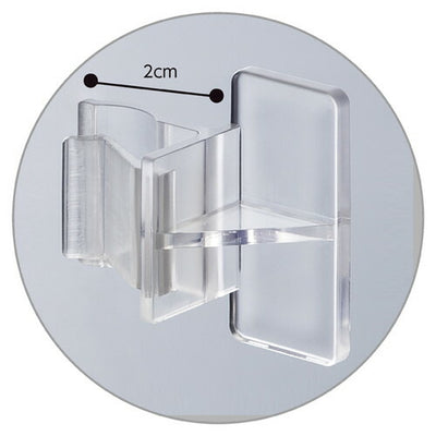 店舗用品システム什器ガラス棚はずれ止め5mm厚専用ガラス棚はずれ止め【50個】の商品画像