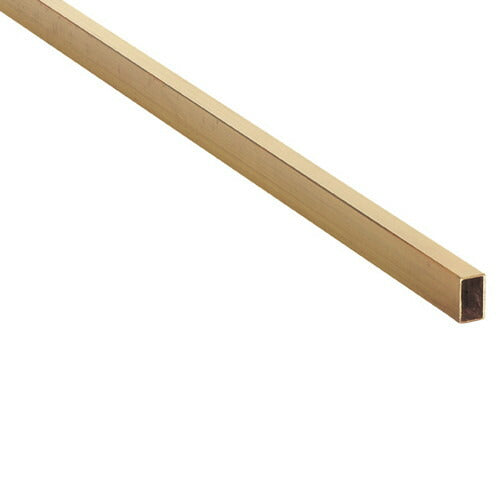 店舗用品システム什器ミニ角バー(14×24mm角)アンティークゴールド差し込み式・貫通式兼用W118.4cmの商品画像