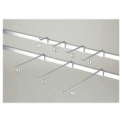 店舗用品システム什器フックハンガー(直径6mm)L25cmの商品画像