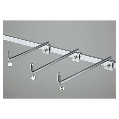 店舗用品システム什器フックねじ付き(直径12mm)L30cmの商品画像