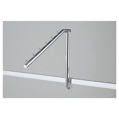 店舗用品システム什器アップフック丸タイプ傾斜6連掛けL35cmの商品画像