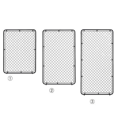 店舗用品店舗什器フェンスフレームブラック90×180cmの商品画像