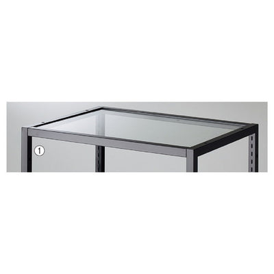 店舗用品シリーズ什器天板・地板/ブロックフレームW60cm用ガラス天板の商品画像