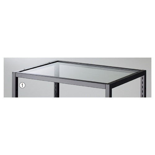 店舗用品シリーズ什器天板・地板/ブロックフレームW60cm用スチール天板ブラックの商品画像