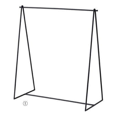 店舗用品店舗什器シンプル卓上アイアンハンガーラックスノーホワイトの商品画像