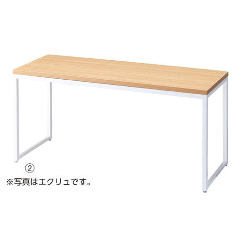 店舗用品店舗什器ホワイトショーテーブルホワイトW108×D45×H57.6cmの商品画像