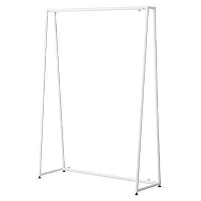 店舗用品店舗什器テーブルオーバーハンガーラックホワイトの商品画像