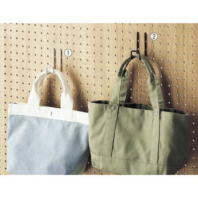 店舗用品店舗什器有孔ボード用バッグフック(直径4mm)クローム【5本】の商品画像