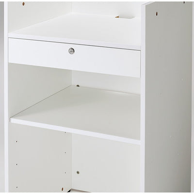 店舗用品店舗什器レジ台用中間棚ホワイトの商品画像