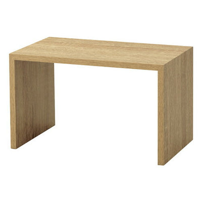 店舗用品演出用品木製コの字ディスプレイラスティック柄W30cmの商品画像