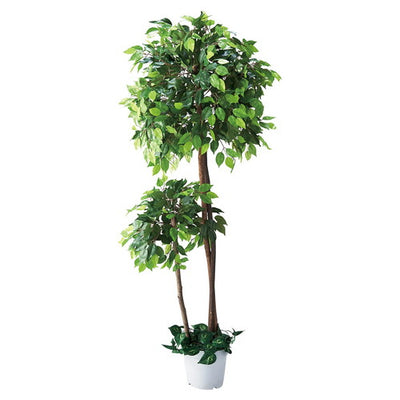 店舗用品演出用品人工観葉植物ベンジャミンダブルの商品画像