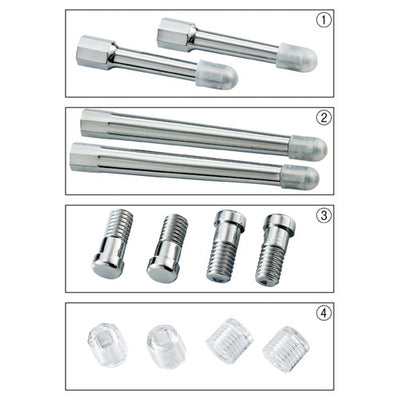 店舗用品サイン・掲示用品アクリルフレーム用メンテナンスパーツ(1)~(7)共通前ボルトの商品画像