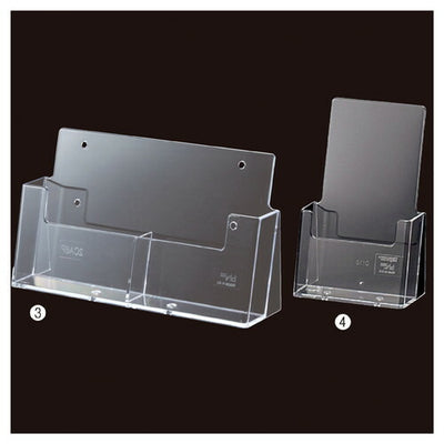 店舗用品サイン・掲示用品卓上パンフレットスタンドA6タテ2列の商品画像