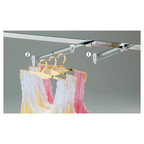 店舗用品システム什器ミニスライドL28.5~45cmの商品画像